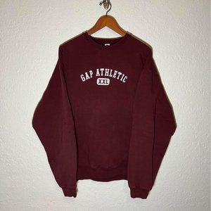Vintage 90s Gap Athletic Crewneck Sweatshirt USA Made
